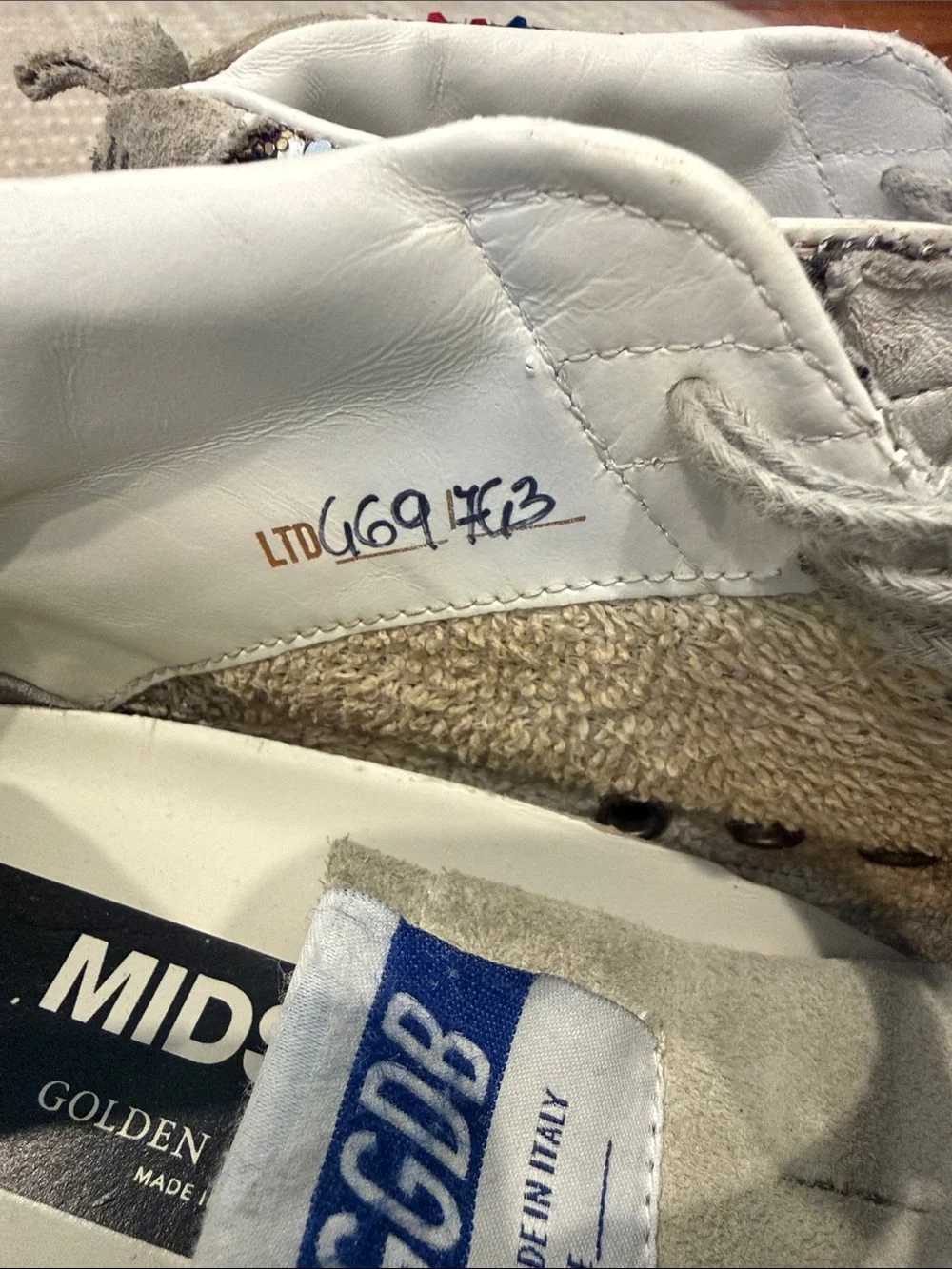 Golden Golden MidStar limited Edition sparkle sneakers